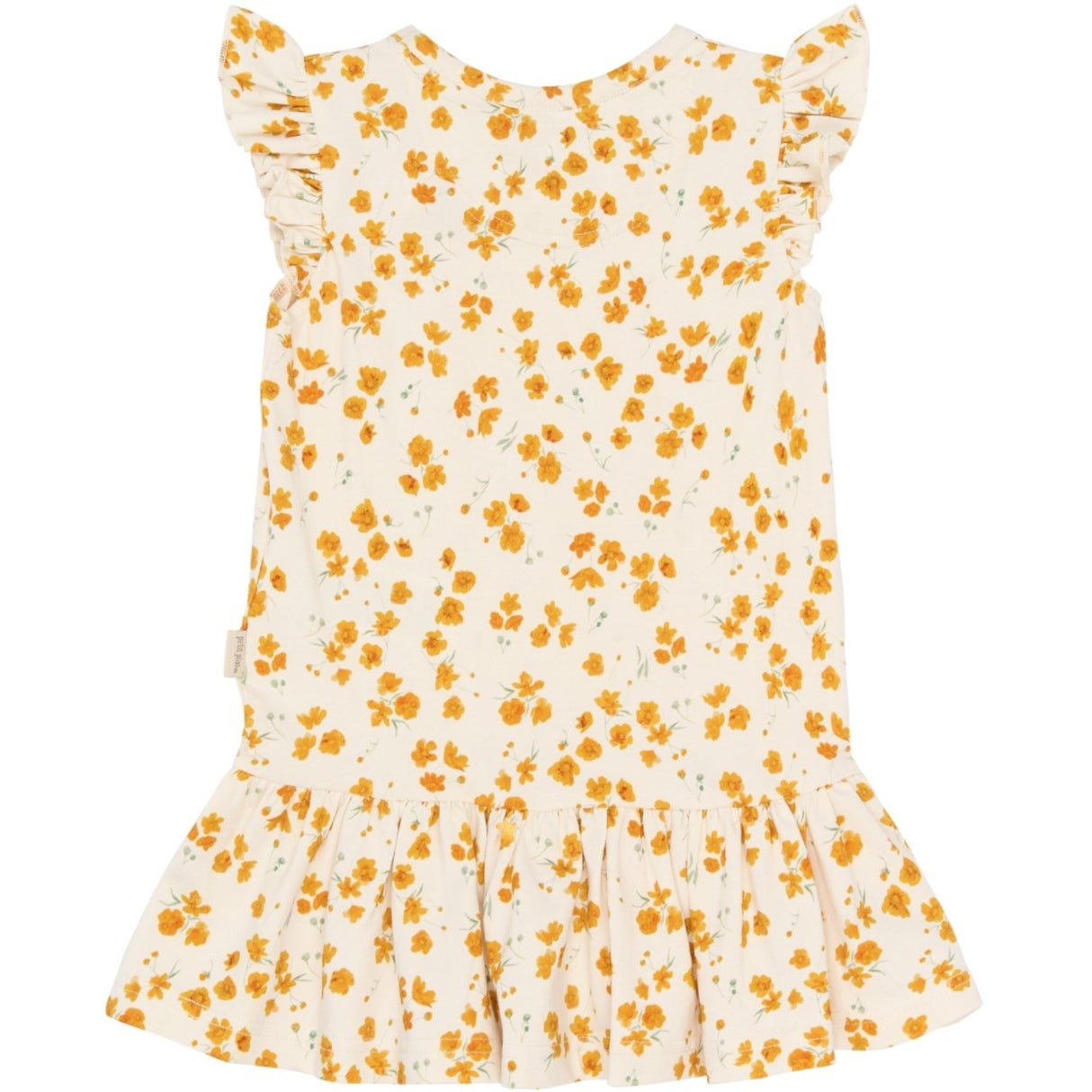 Petit Piao Eggnog Buttercup Aop Ppsun S_L Kjole