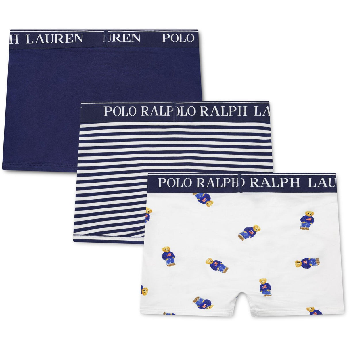 Polo Ralph Lauren Newport Navy Bomull Stretch 3Pk Boxer