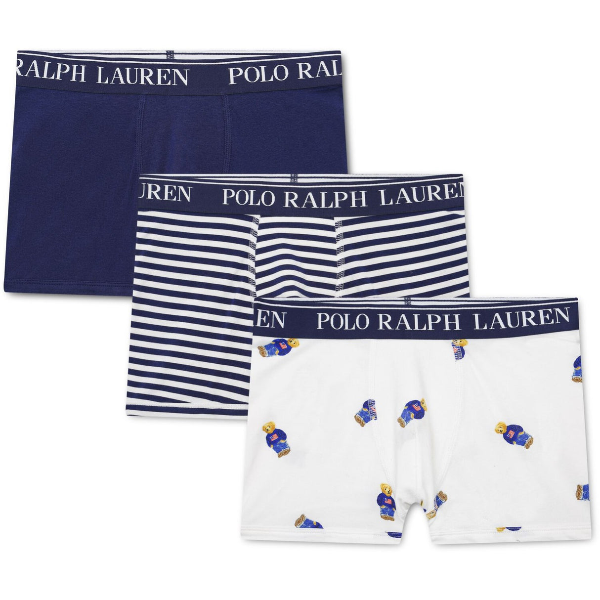 Polo Ralph Lauren Newport Navy Bomull Stretch 3Pk Boxer