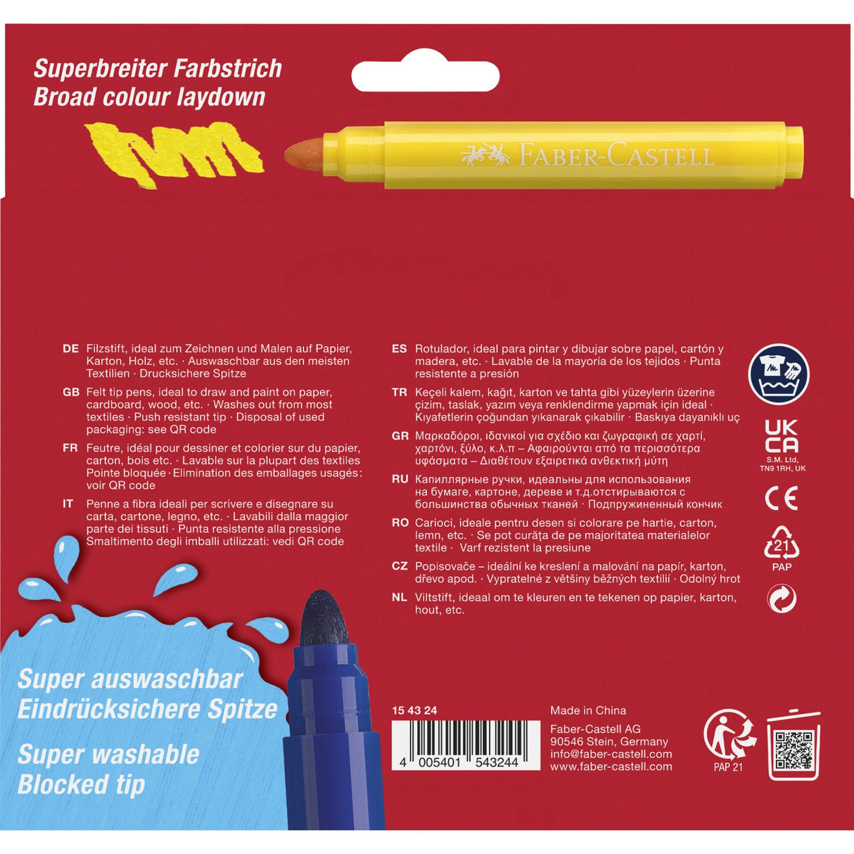 Faber-Castell Jumbo-markører 24 stk
