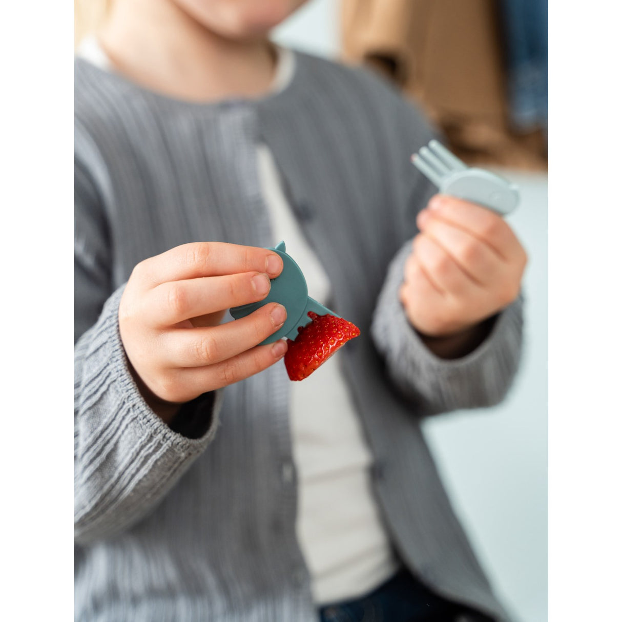 DonebyDeer Blue Tiny Farm Tiny Lunch Eske Med Snack Picks