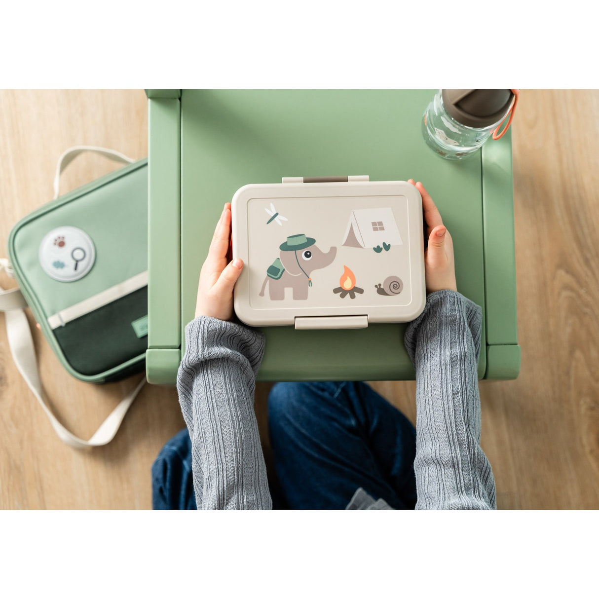 DonebyDeer Sand Tiny Trails Lunch Eske Med Divider
