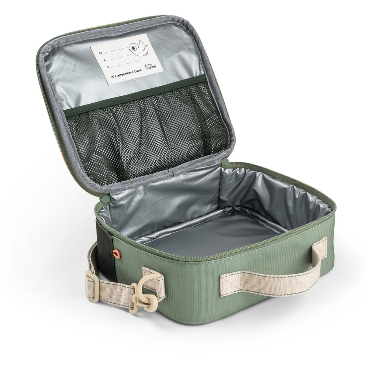 DonebyDeer Green Tiny Trails Insulated Lunch Veske
