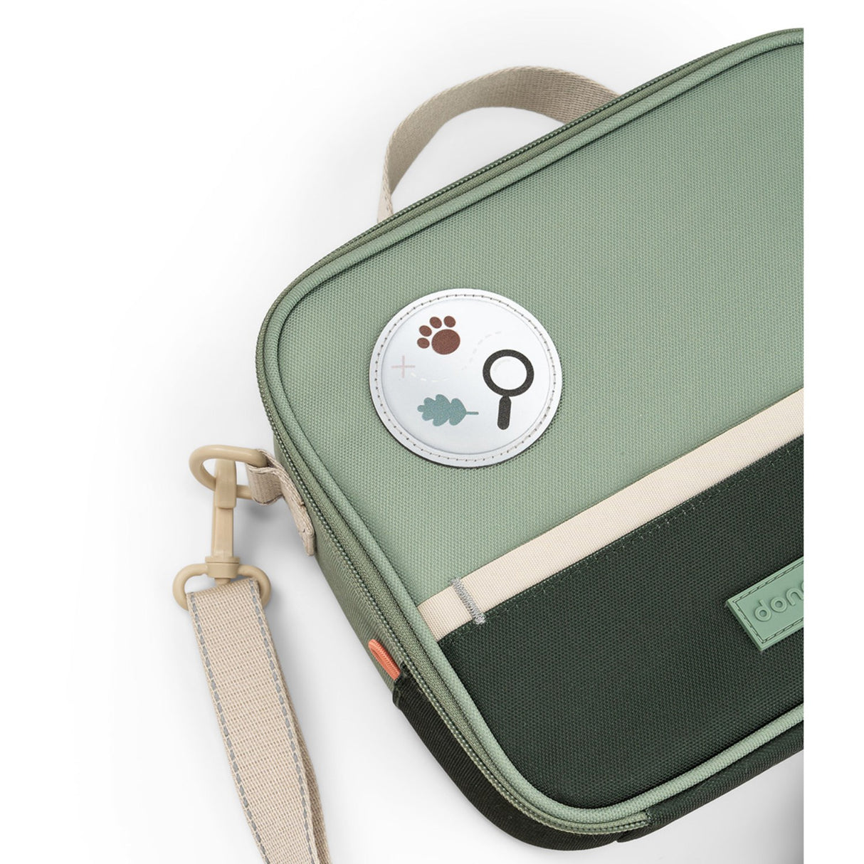 DonebyDeer Green Tiny Trails Insulated Lunch Veske