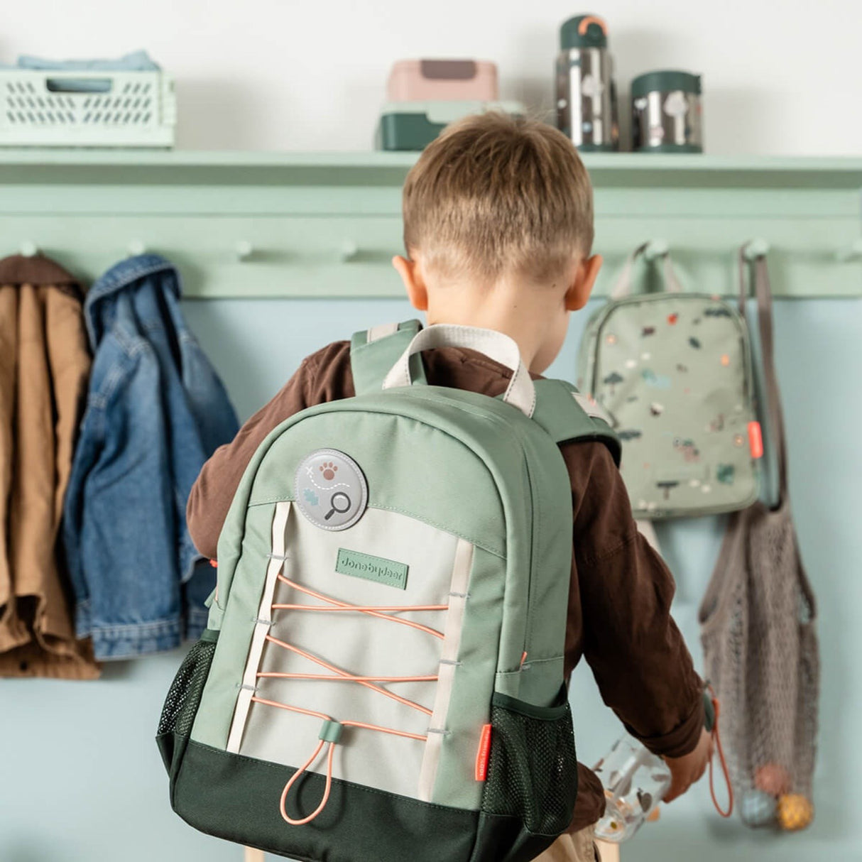 DonebyDeer Green Tiny Trails Junior Rygsekk