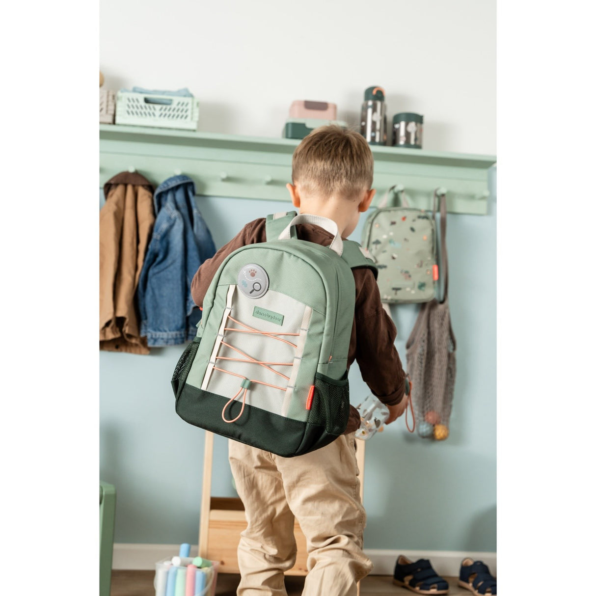 DonebyDeer Green Tiny Trails Junior Rygsekk