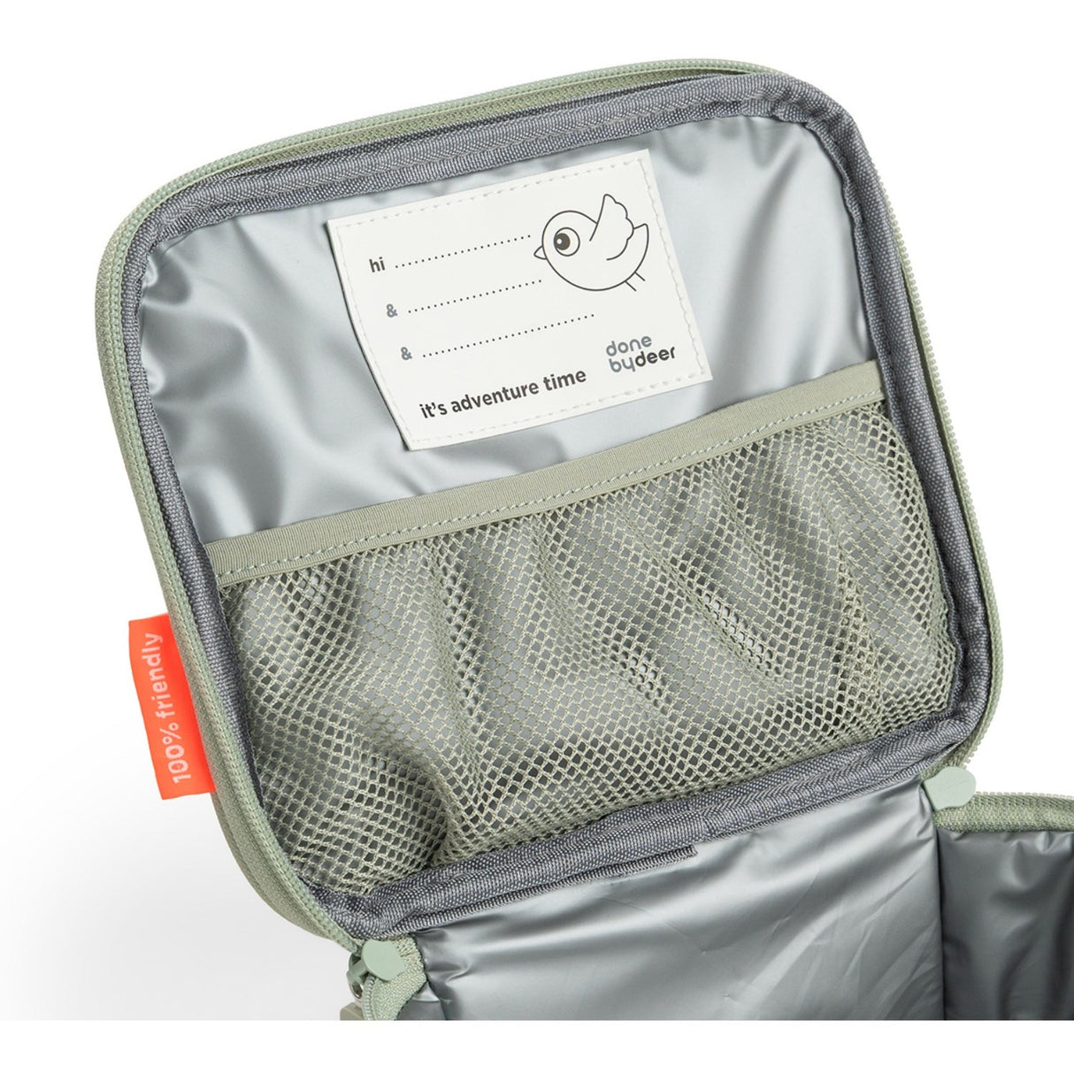 DonebyDeer Green Tiny Trails Tiny Insulated Lunch Veske