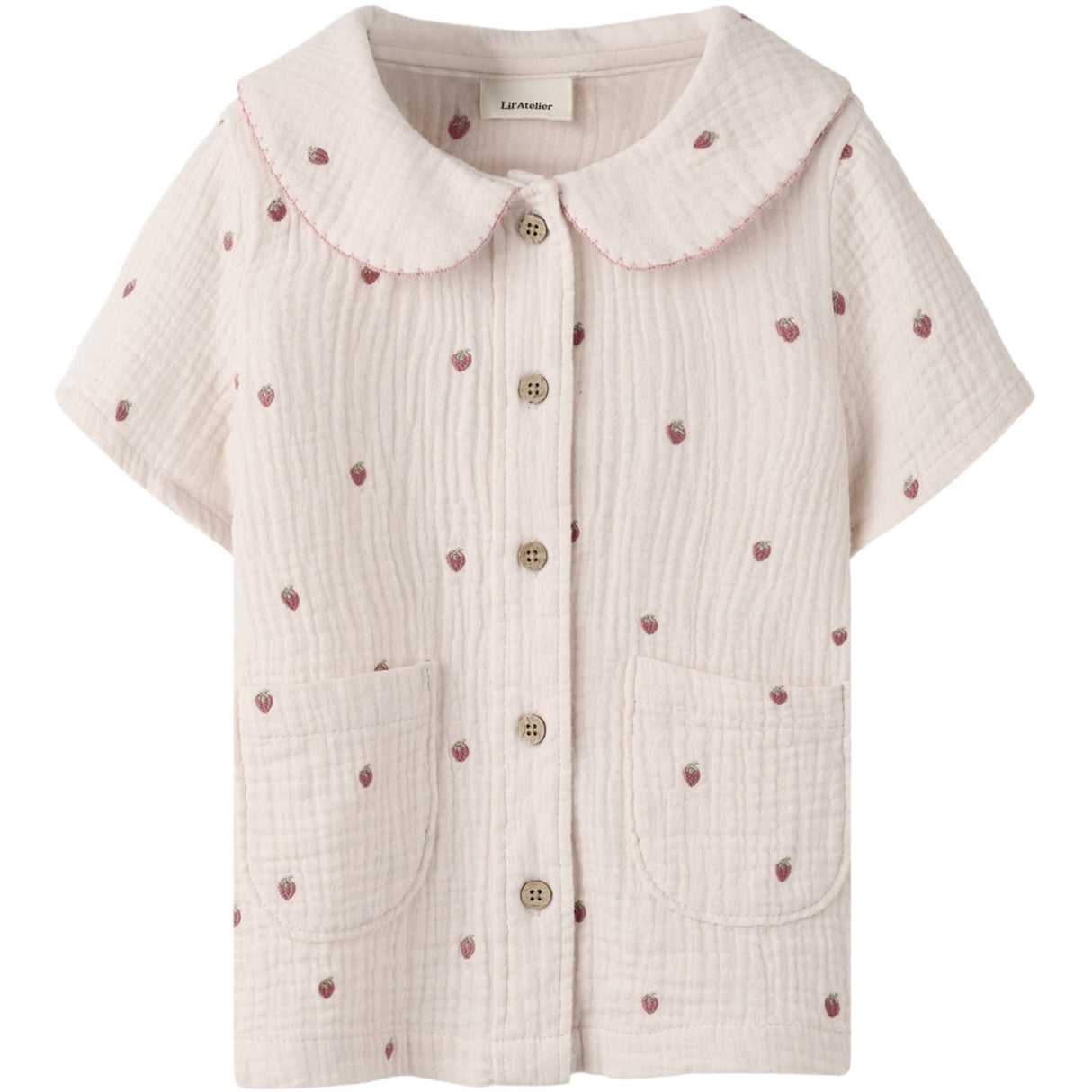 Lil'Atelier Morganite Nmfkamma Ss Loose Skjorte Lil