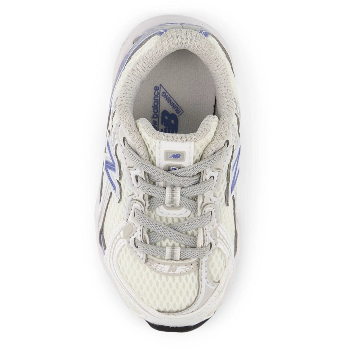New Balance White New Balance 740 Kids Bungee Lace