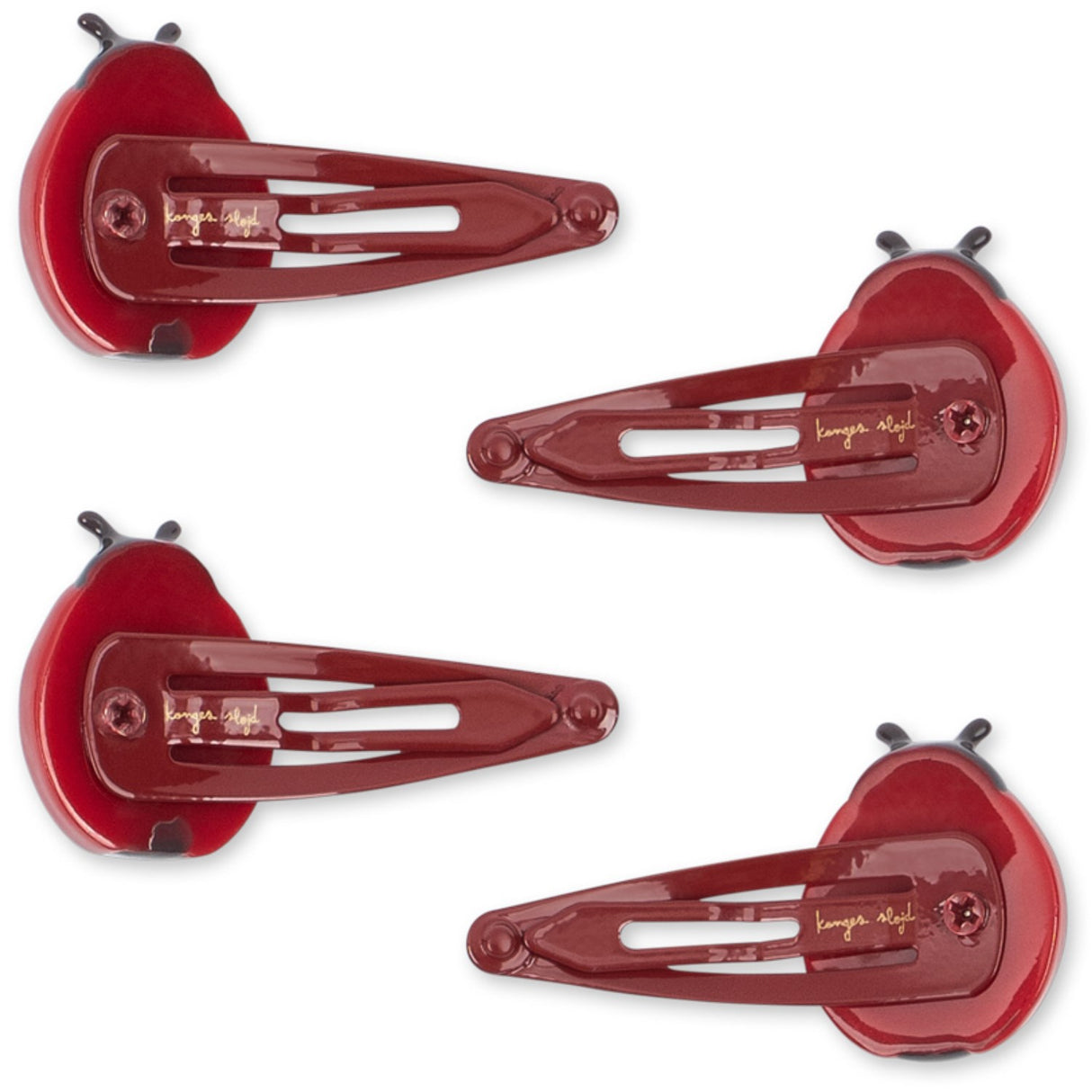 Konges Sløjd Ladybug Ladybug 4 Pakke Hair Clips