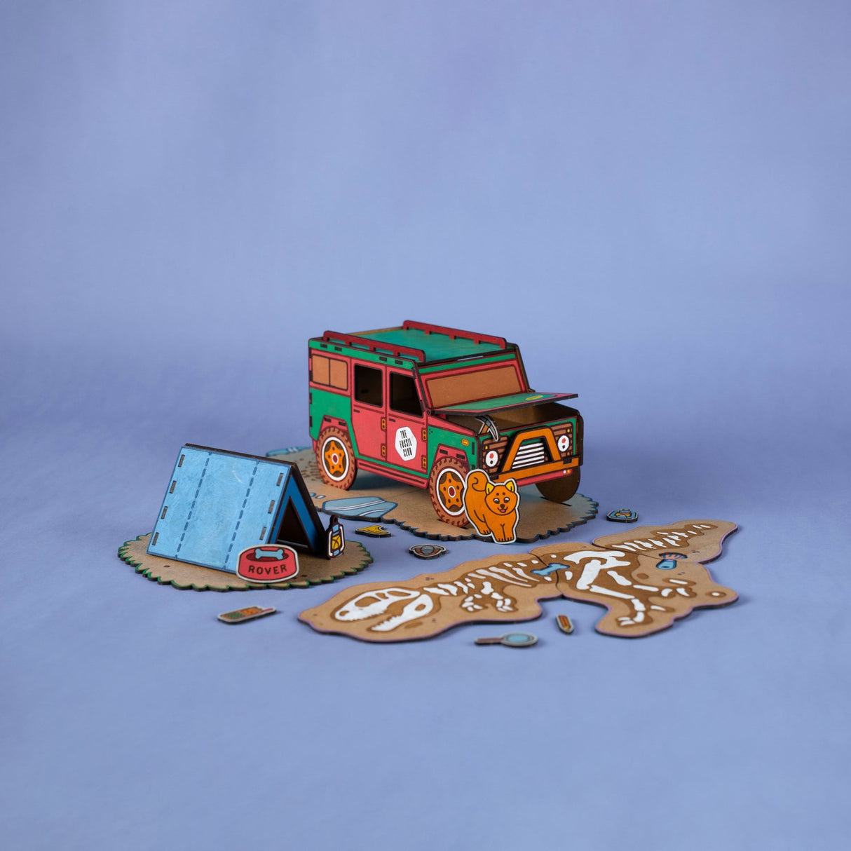 Crateit Dinosaur Rover's Expedition