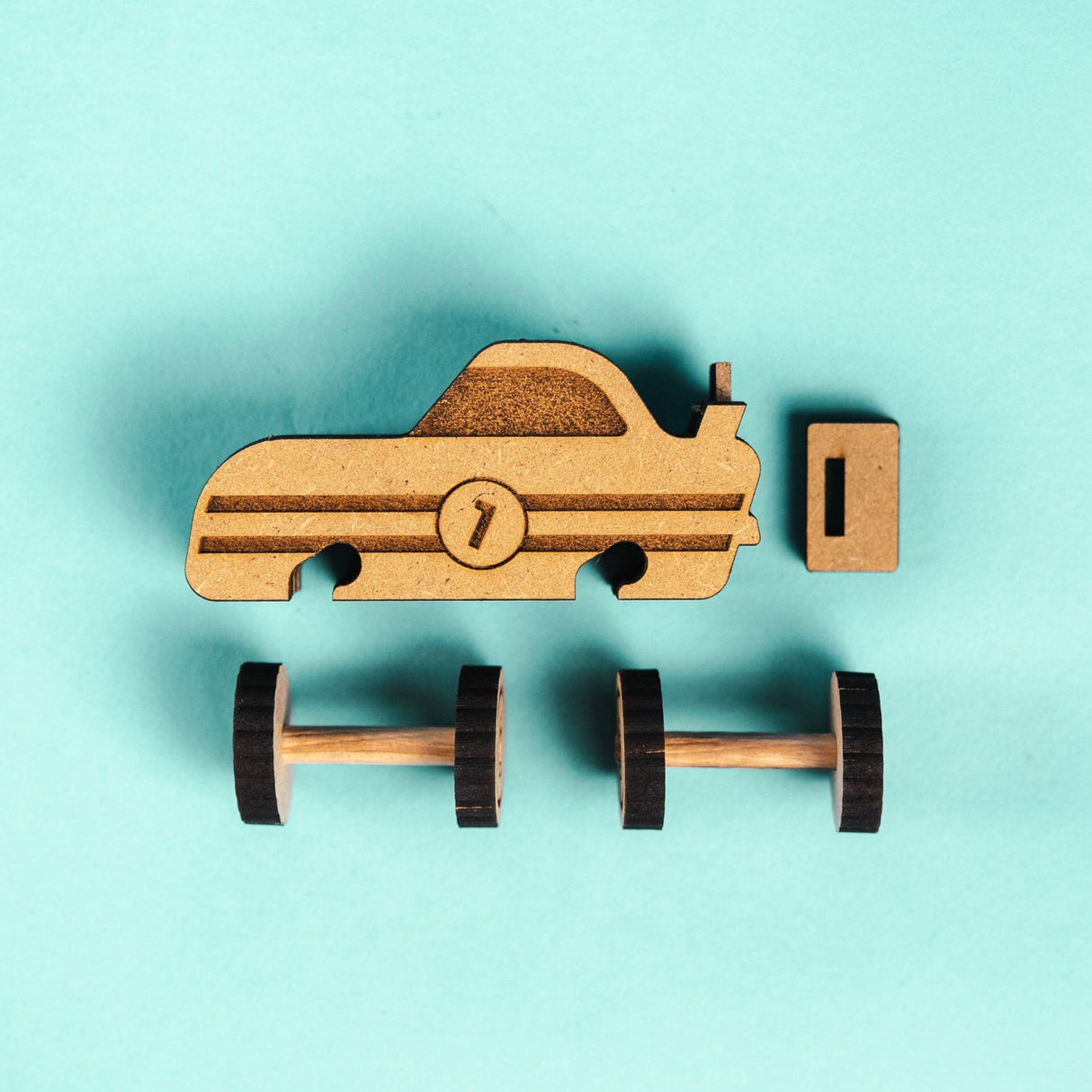 Crateit Town Wooden Leketøy Turbo Racer