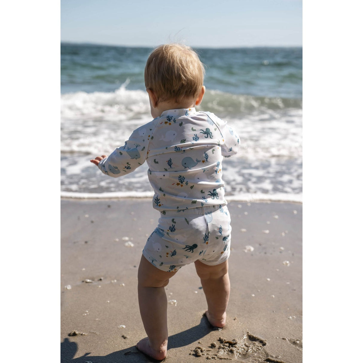 FILIBABBA Christian's Whale Tales Nor Uv Bluse Ls