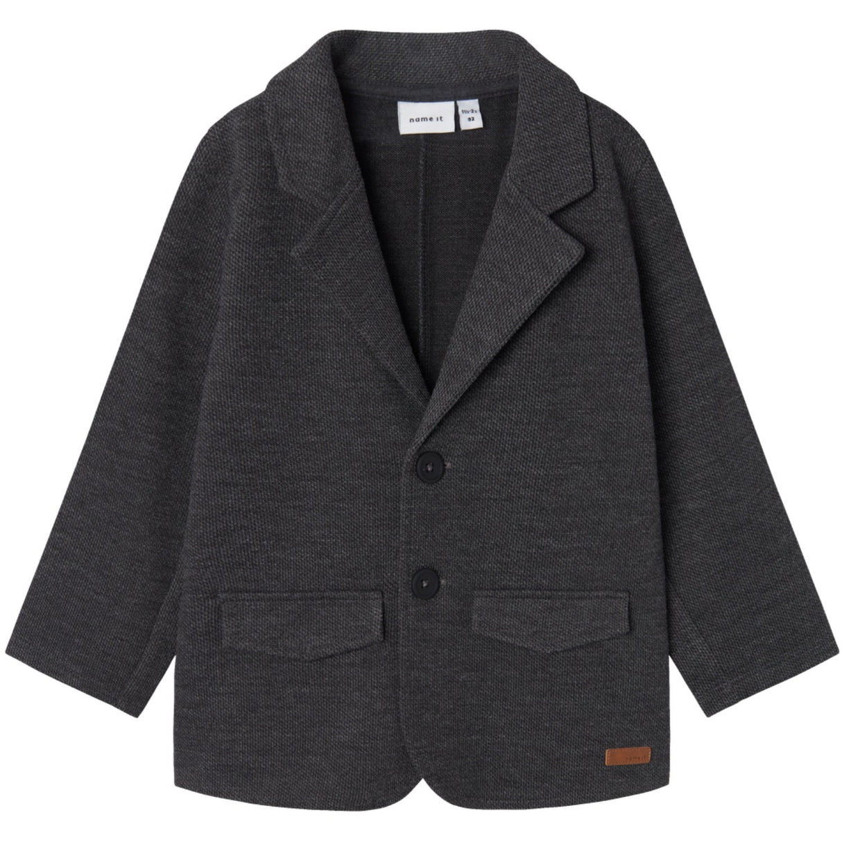 Name it Dark Grey Melange Robino Sweat Blazer