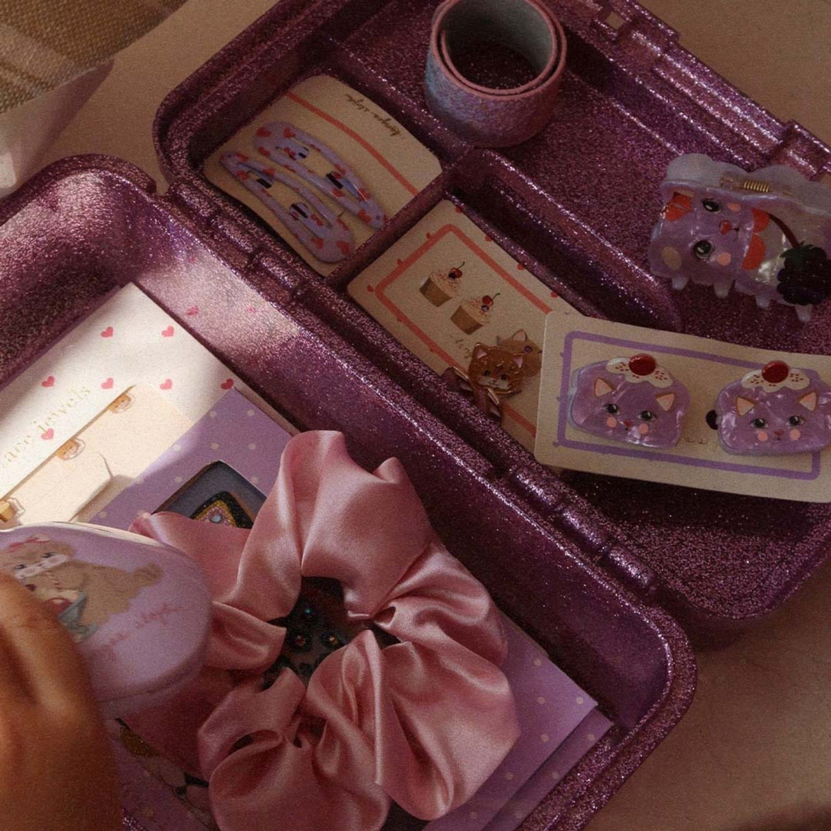 Konges Sløjd Amour Pink Glam Me Up Koffert