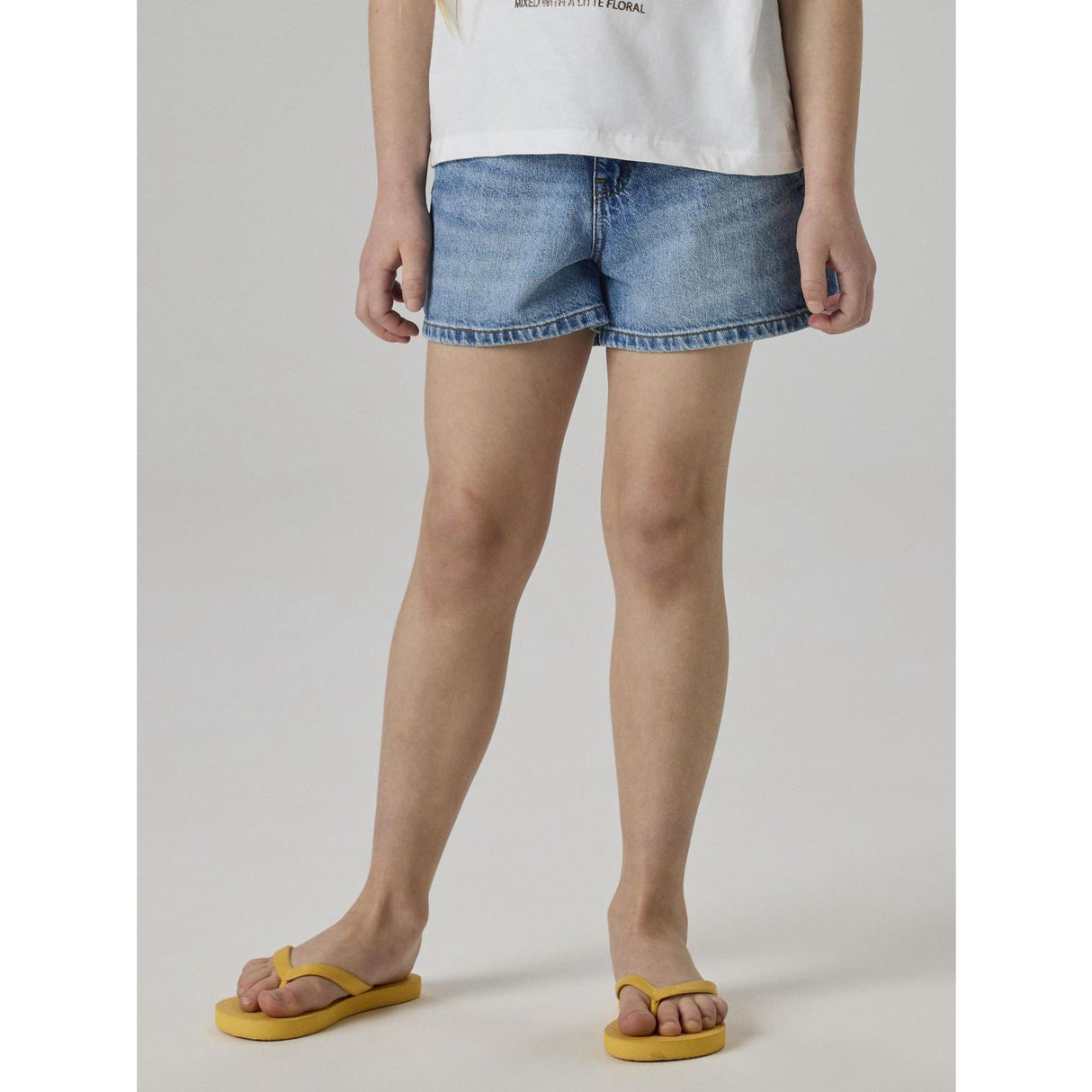 Name It Medium Blue Denim Nkfrose Mor Dnm Shorts 1141-Mj Noos