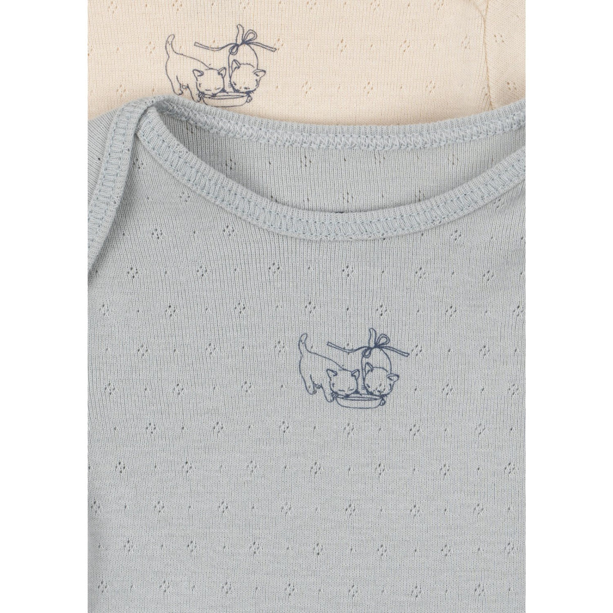 Konges Sløjd Buttercream/Pearl Blue Fanga Perla 2 Pakke Ls Body Ocs