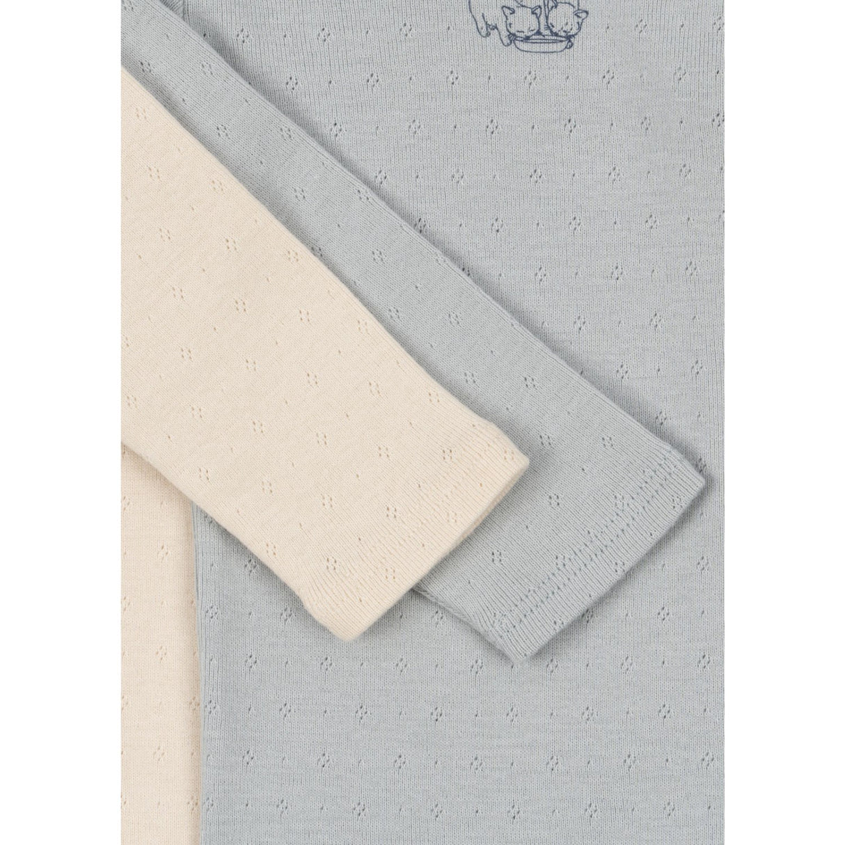 Konges Sløjd Buttercream/Pearl Blue Fanga Perla 2 Pakke Ls Body Ocs