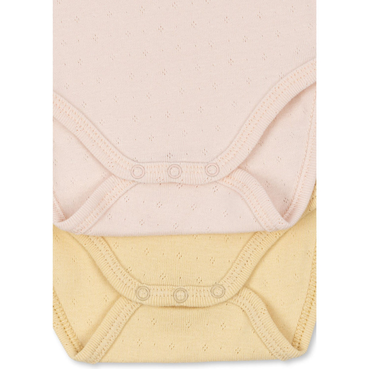 Konges Sløjd Banana Crepe/Creole Pink Fanga Perla 2 Pakke Ls Body Ocs