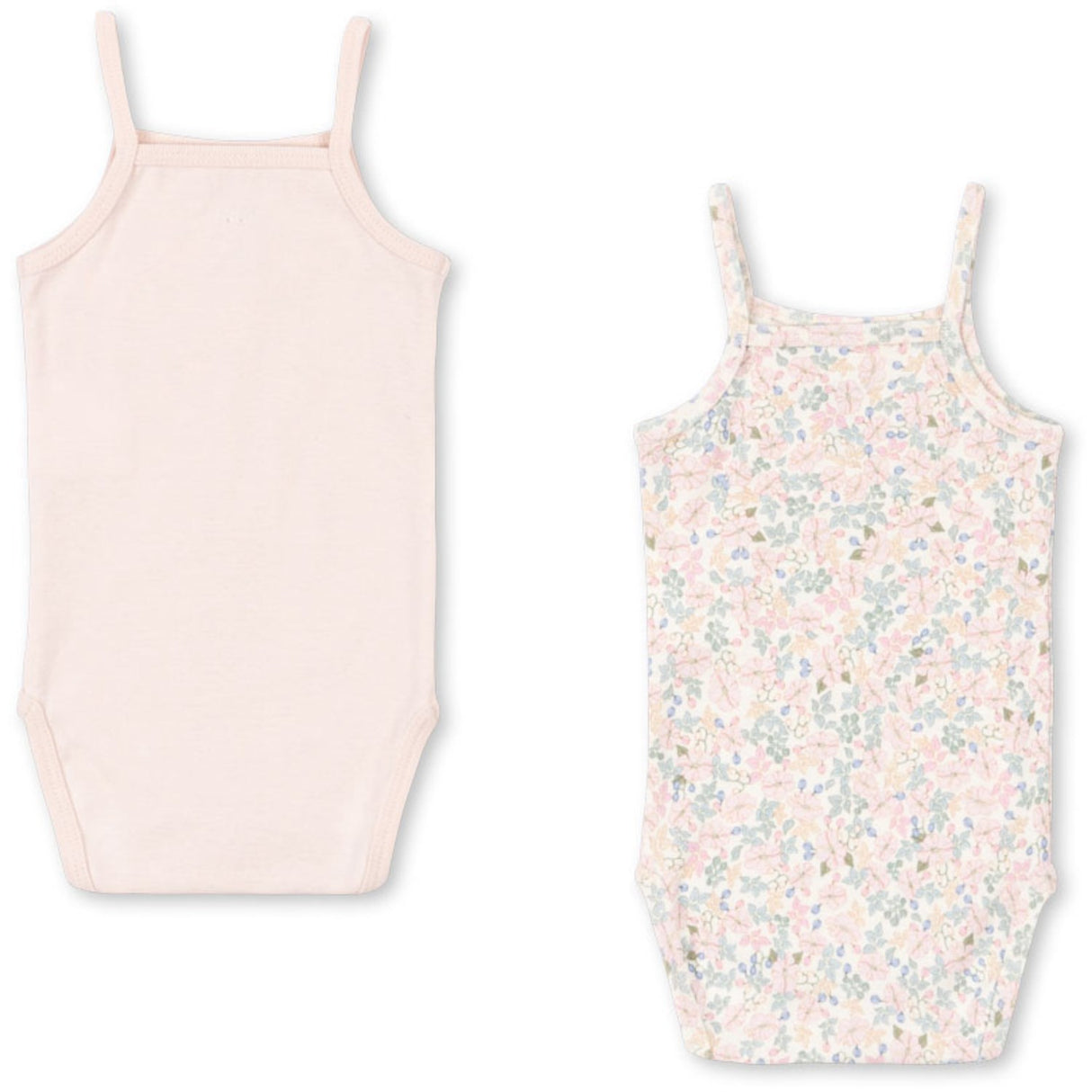 Konges Sløjd Prato Fiori Aop/Creole Pink Fanga Fio 2 Pakke Stropp Body Ocs