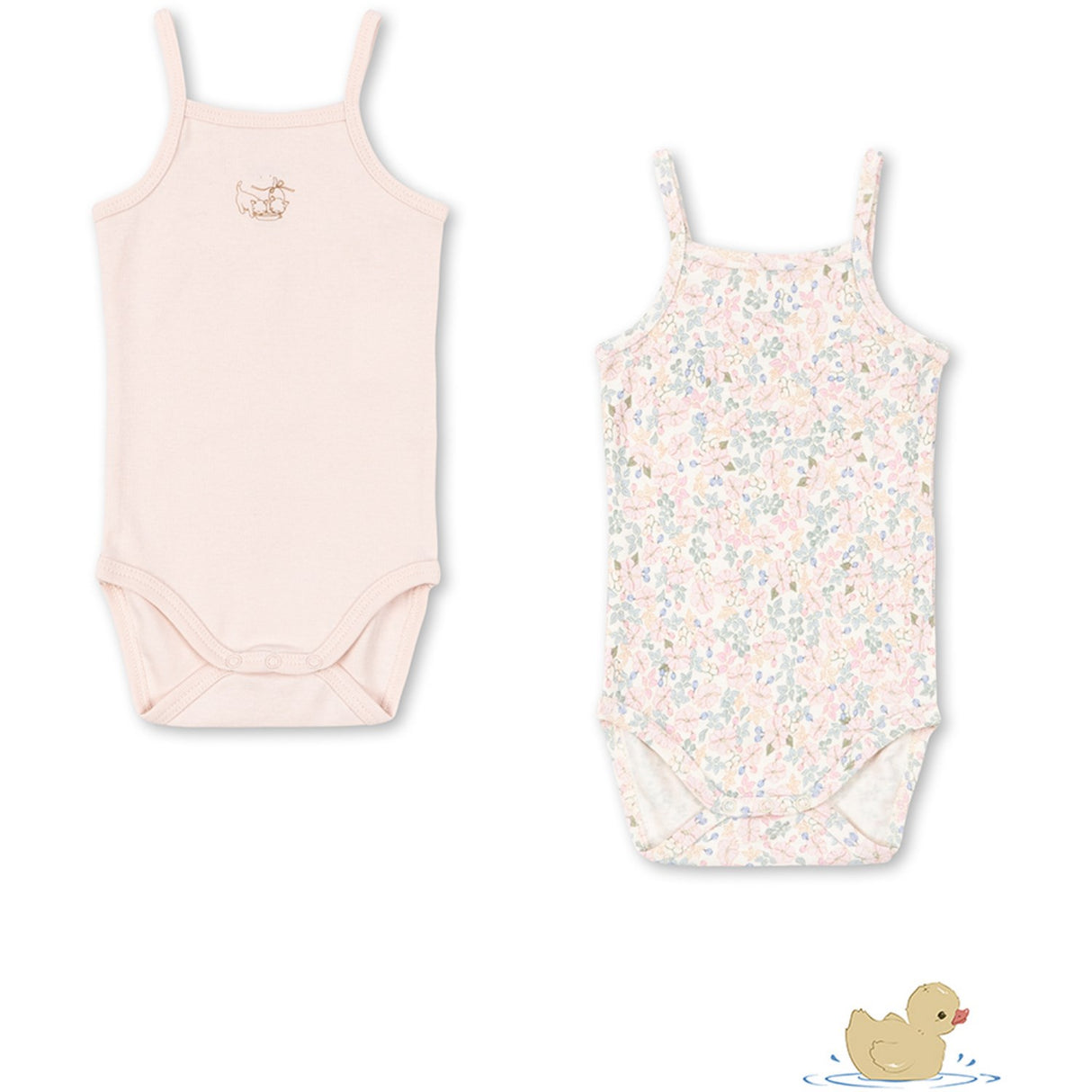 Konges Sløjd Prato Fiori Aop/Creole Pink Fanga Fio 2 Pakke Stropp Body Ocs