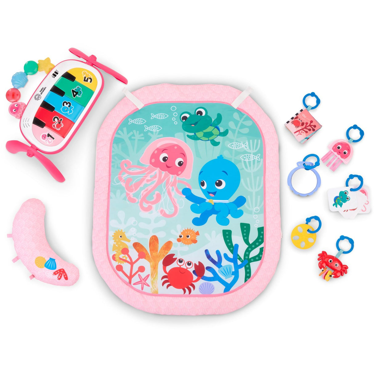 Baby Einstein 4-in-1 Kickin’ Tunes™ Jellyfish Jamboree™ Musikk & Language Discovery Gym