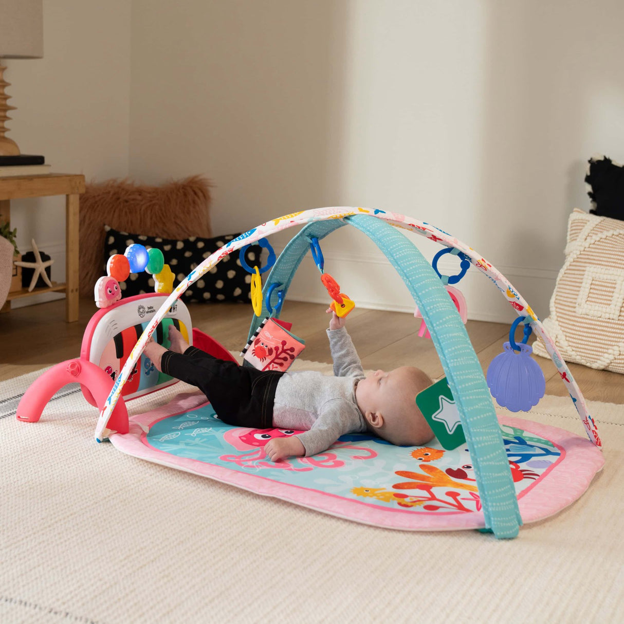 Baby Einstein 4-in-1 Kickin’ Tunes™ Jellyfish Jamboree™ Musikk & Language Discovery Gym