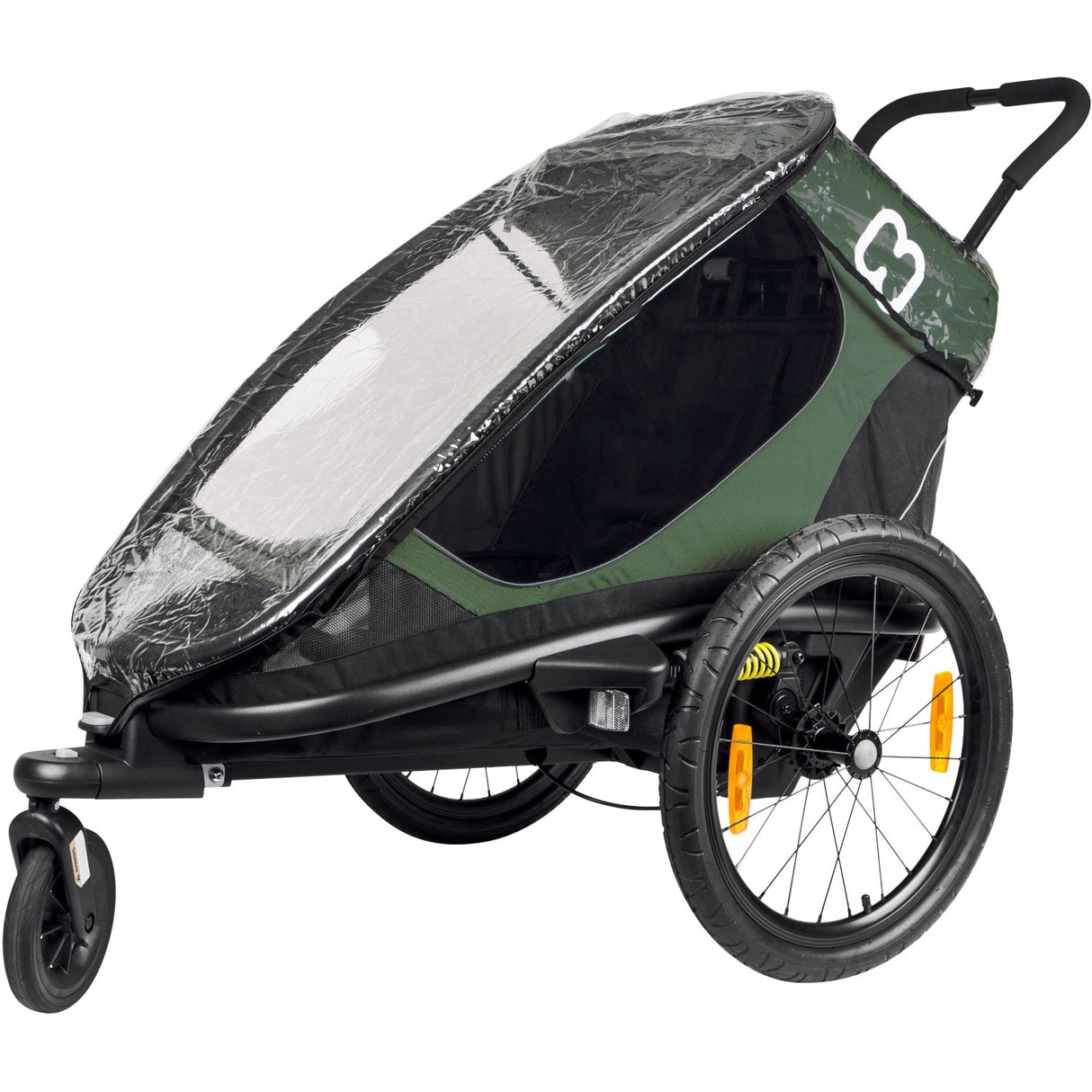 Hamax Transparent Rain Cover Bicycle Trailer Enkelt