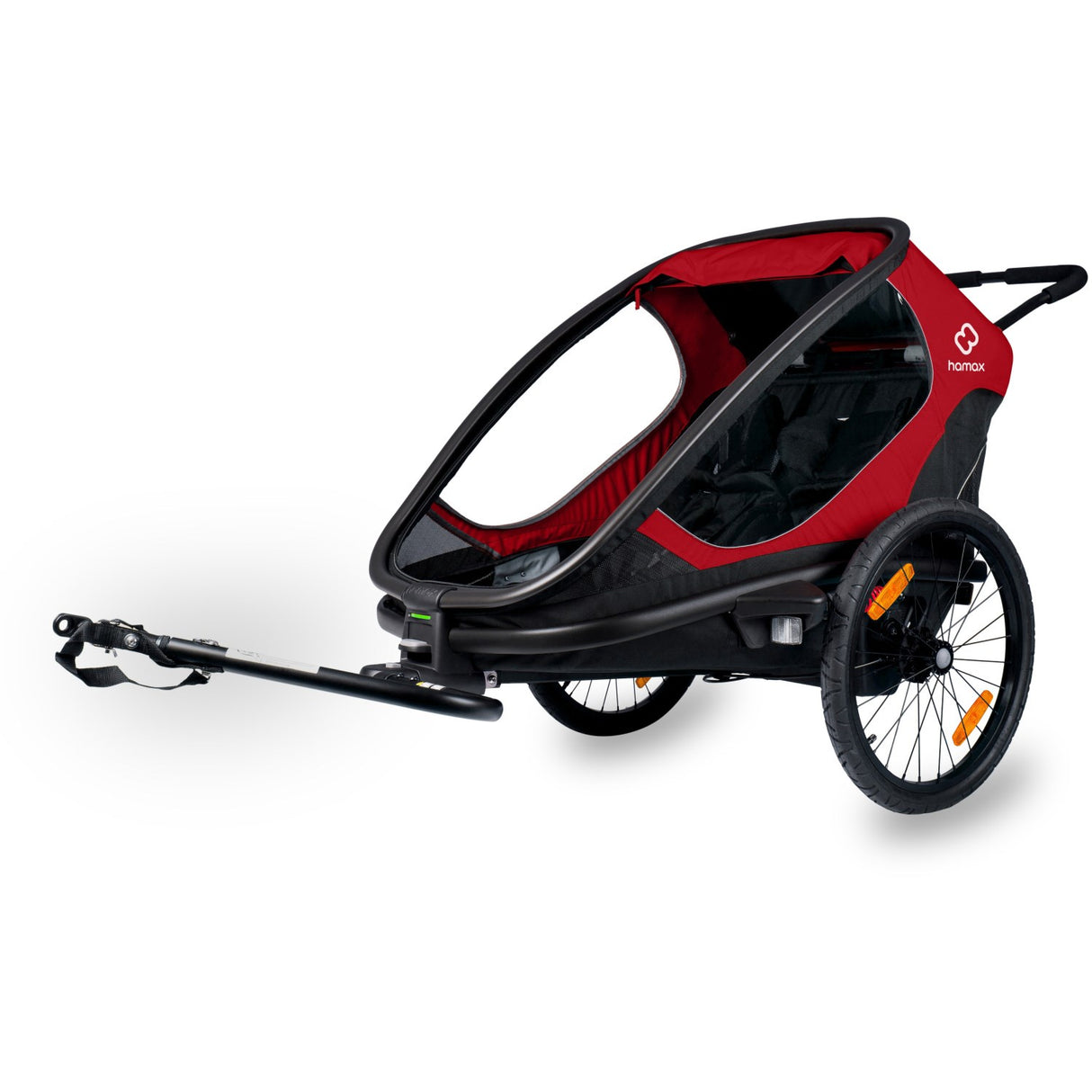 Hamax Red/Black Outback Bicycle Trailer Dobbel