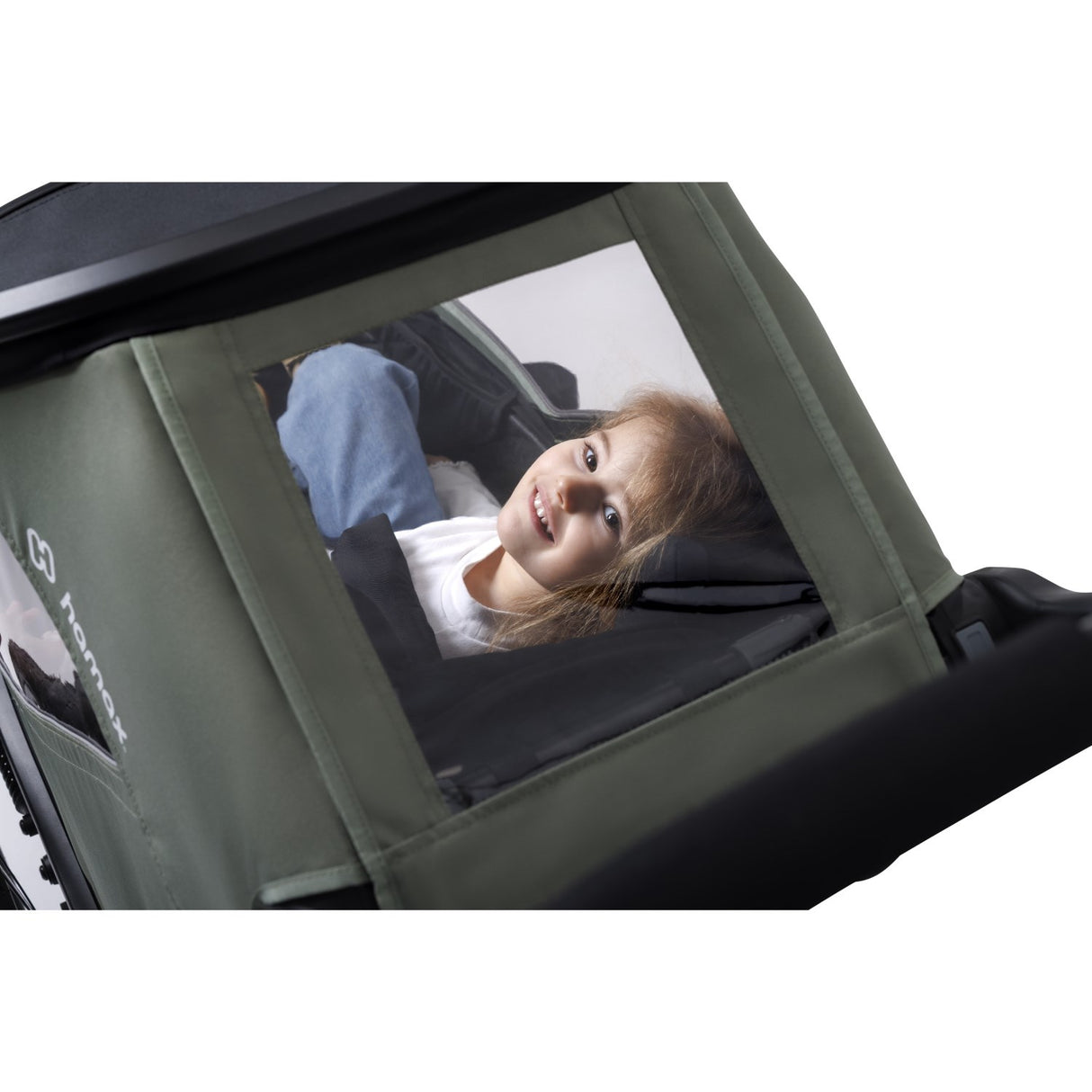Hamax Green/Black Outback Next Enkelt Bicycle Trailer Enkelt