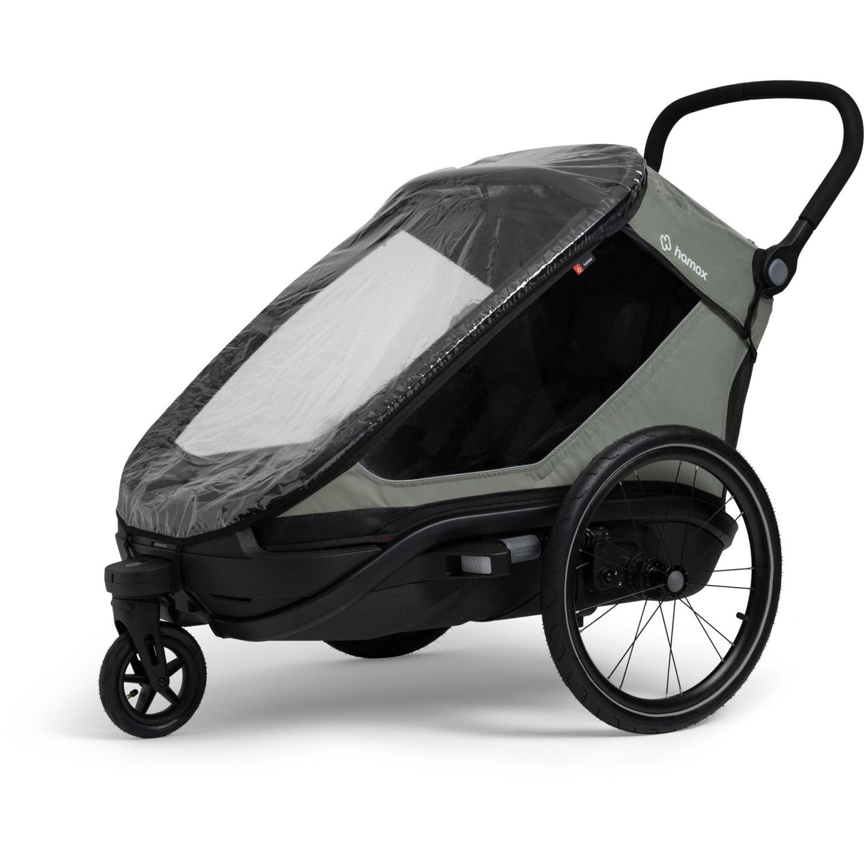 Hamax Transparent Rain Cover Outback Next Dobbel