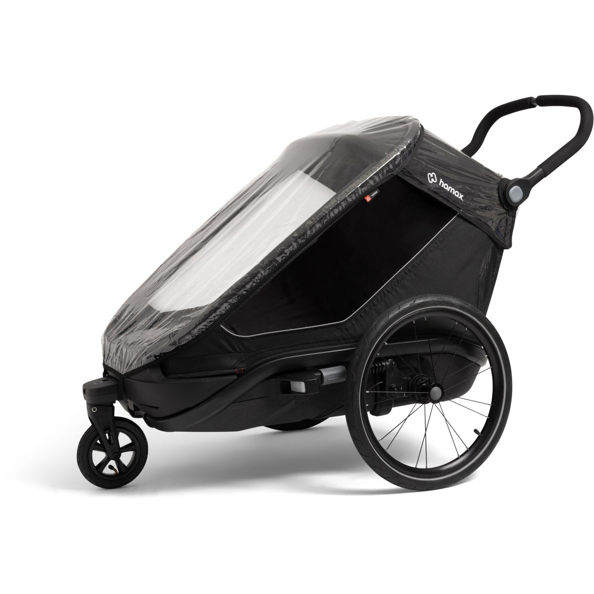 Hamax Transparent Rain Cover Outback Next Enkelt Enkelt