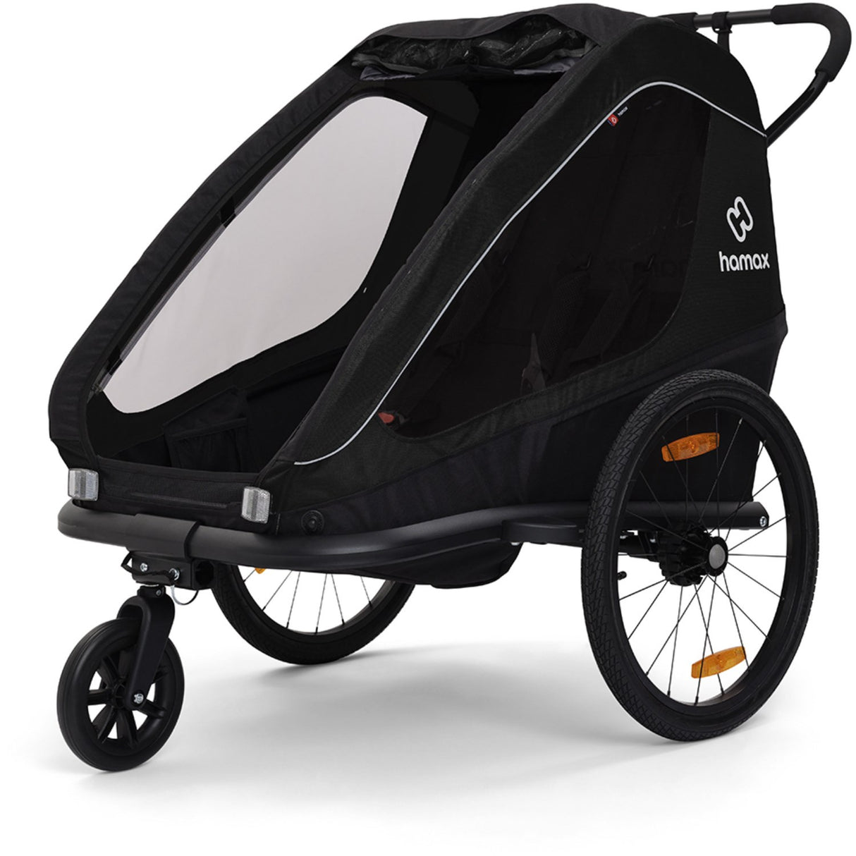 Hamax Black Traveller Bicycle Trailer Dobbel