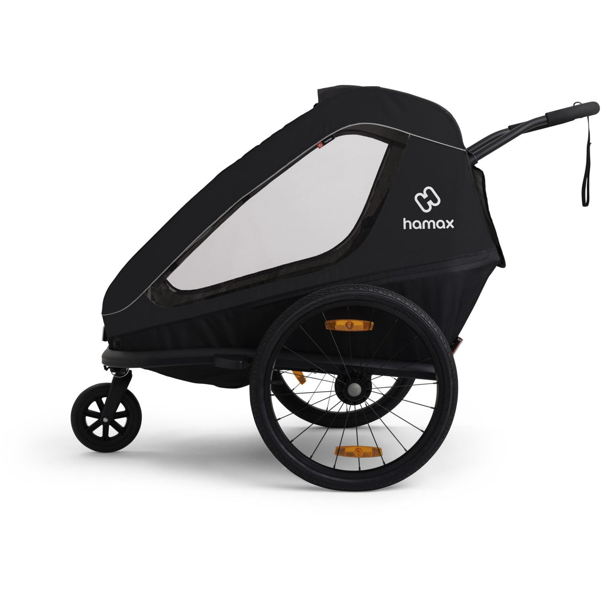 Hamax Black Traveller Bicycle Trailer Dobbel