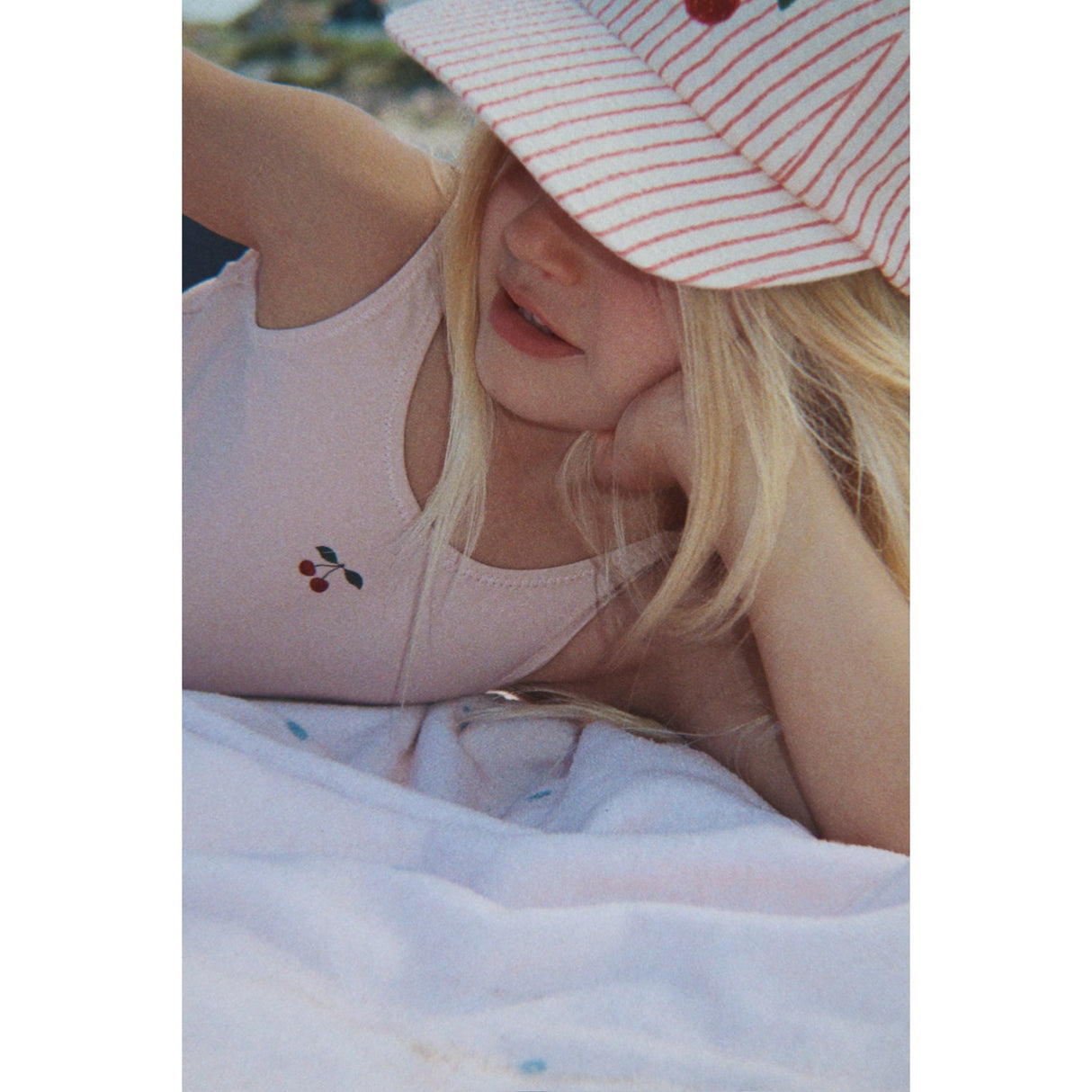 Konges Sløjd Amour Stripe Ellie Bue Caps Gots