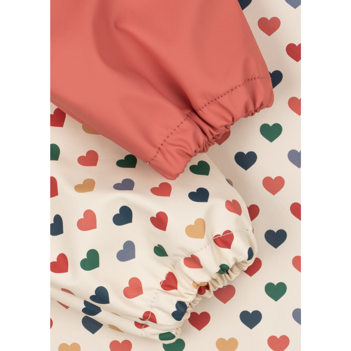 Konges Sløjd Coeur Colore/Faded Rose 2 Pakke Dinner Smekke Med Ermer
