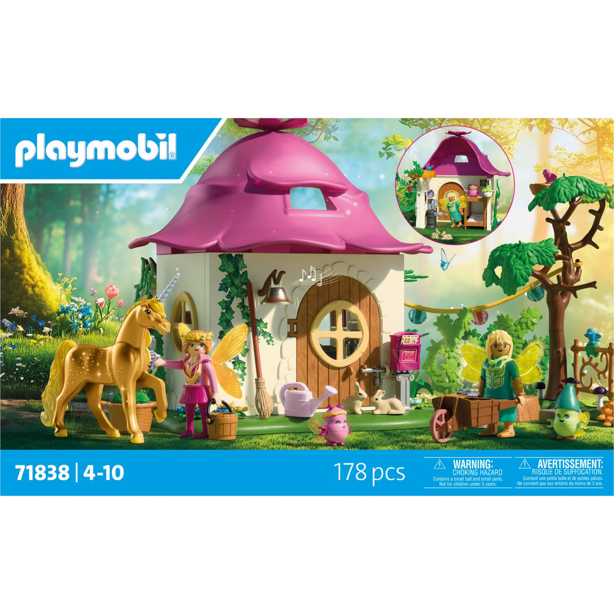 Playmobil® Cozy Fe Home With Golden Unicorn