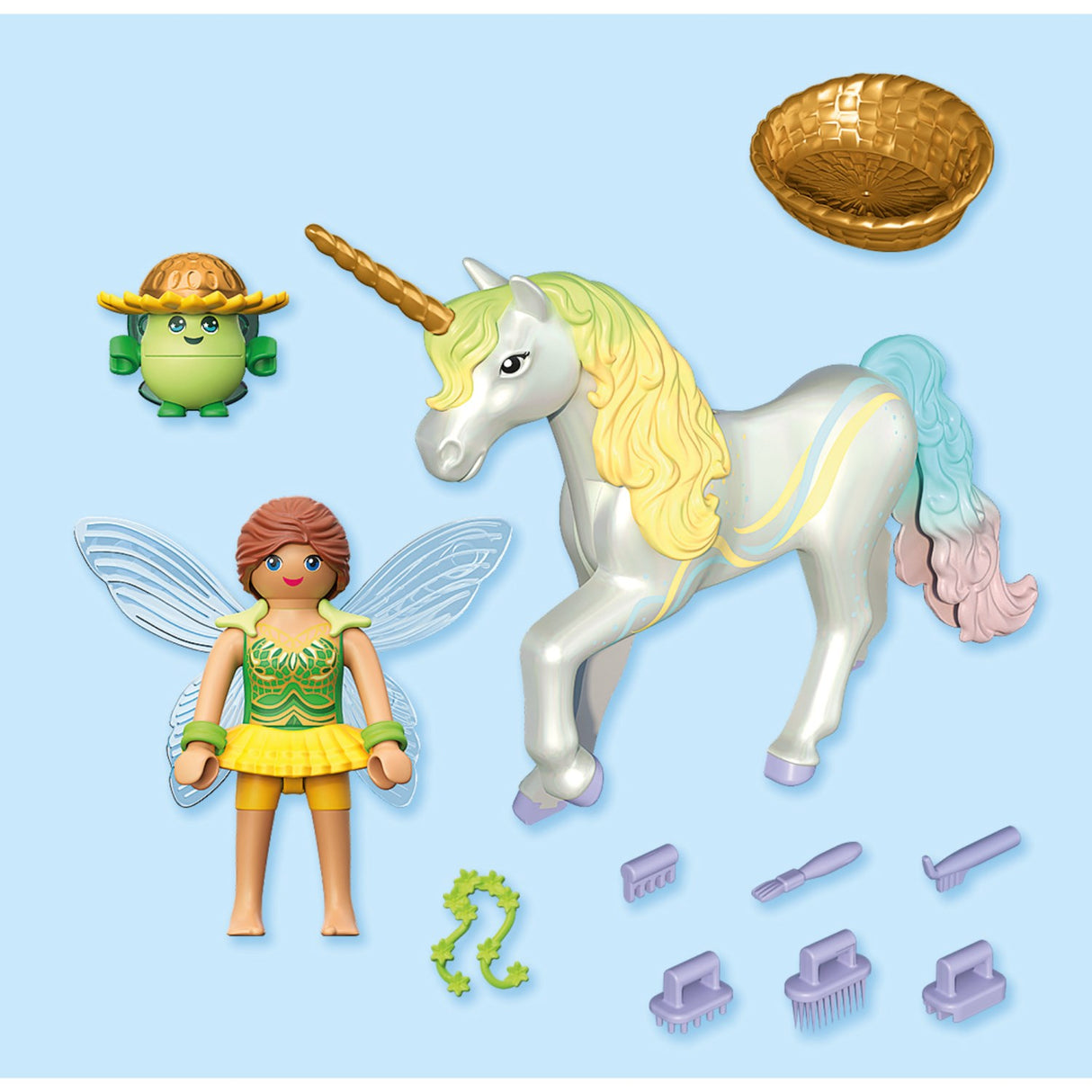 Playmobil® Collectible Unicorn: Rainbow Flower With Fe