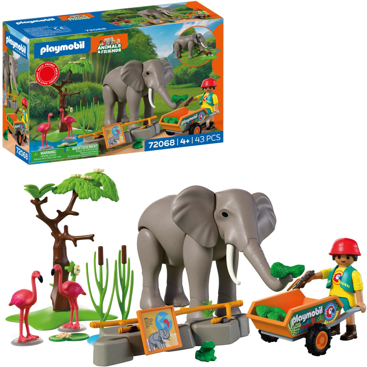 Playmobil® Elephant With Zookeeper