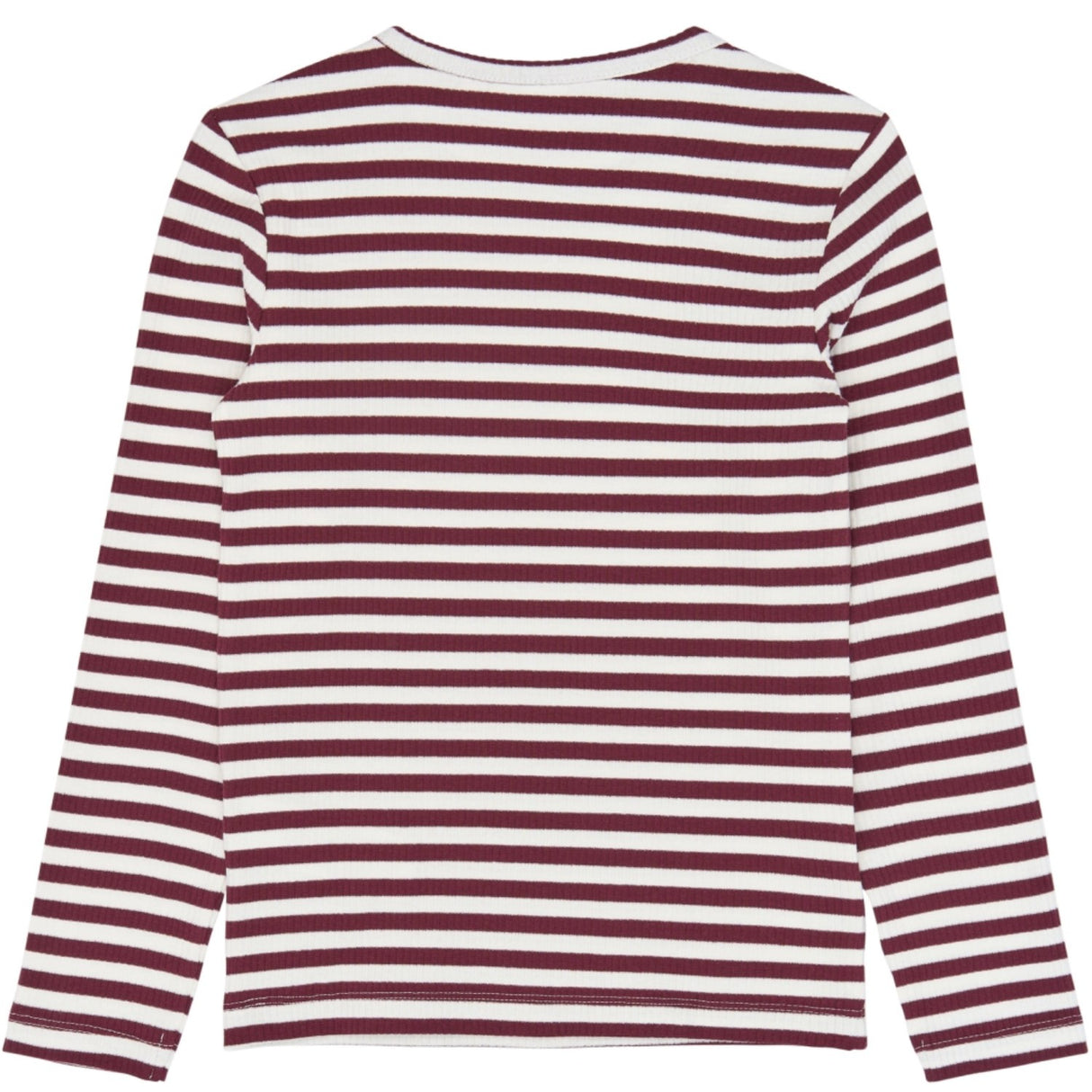 The New Gardenia Striped Tnmoore L_S Rib Tee
