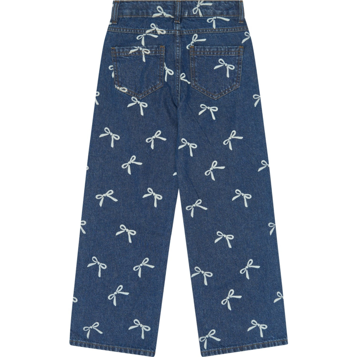 The New Medium Blue Denim AOP Tnvirginia Wide Fit Jeans