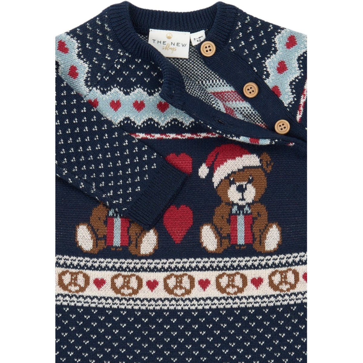 THE NEW Siblings Multi Colour Tnsbholiday Jacquard Buksedrakt