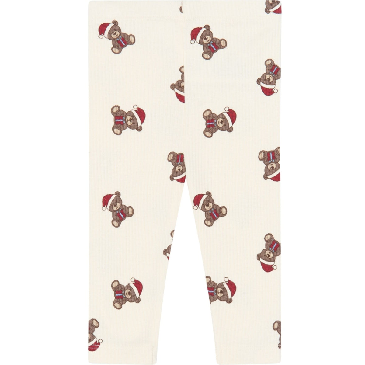 THE NEW Siblings Gardenia AOP Tnsbholiday Teddybjørn Rib Leggings