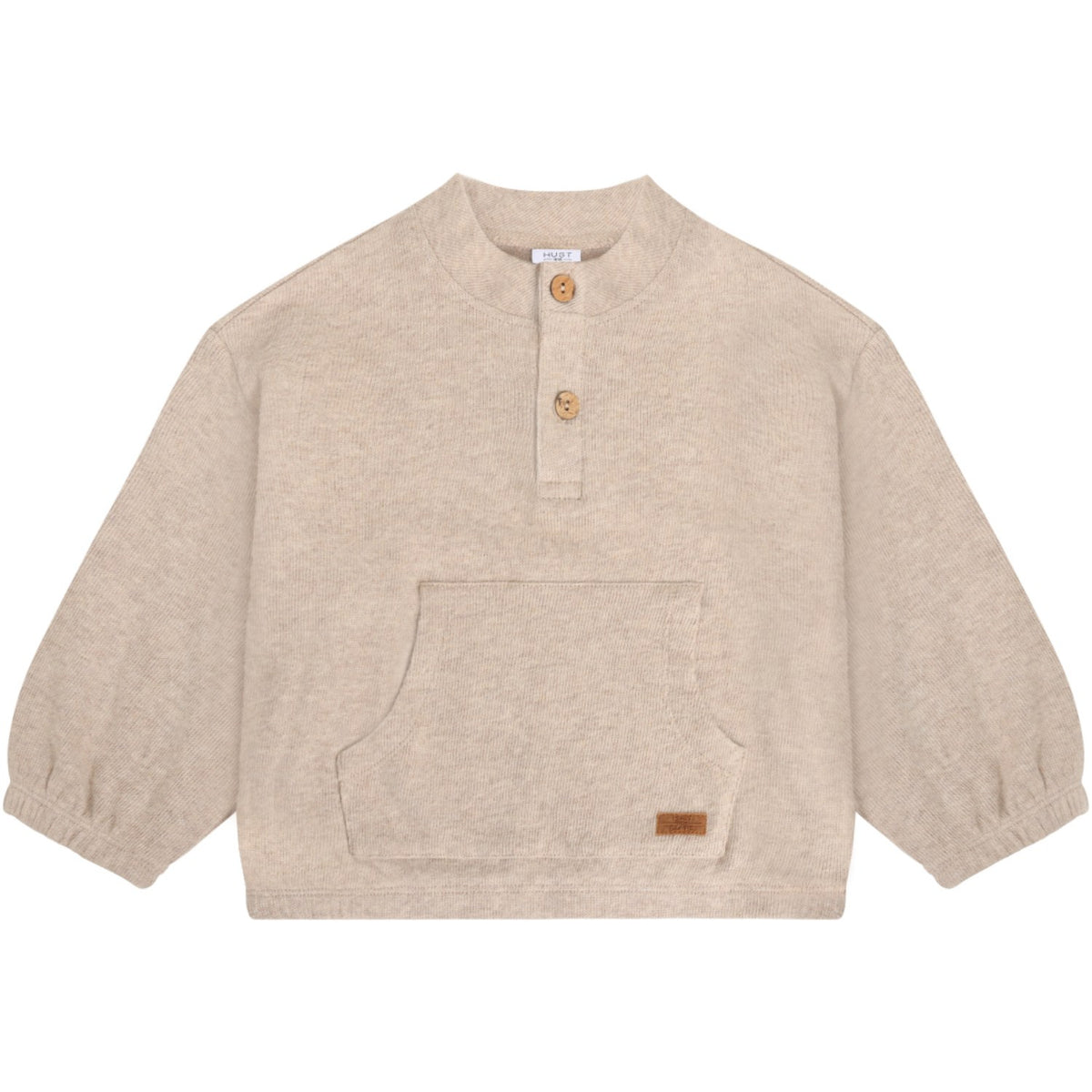 Hust & Claire Beige Melange Sigurt Fine Strikk