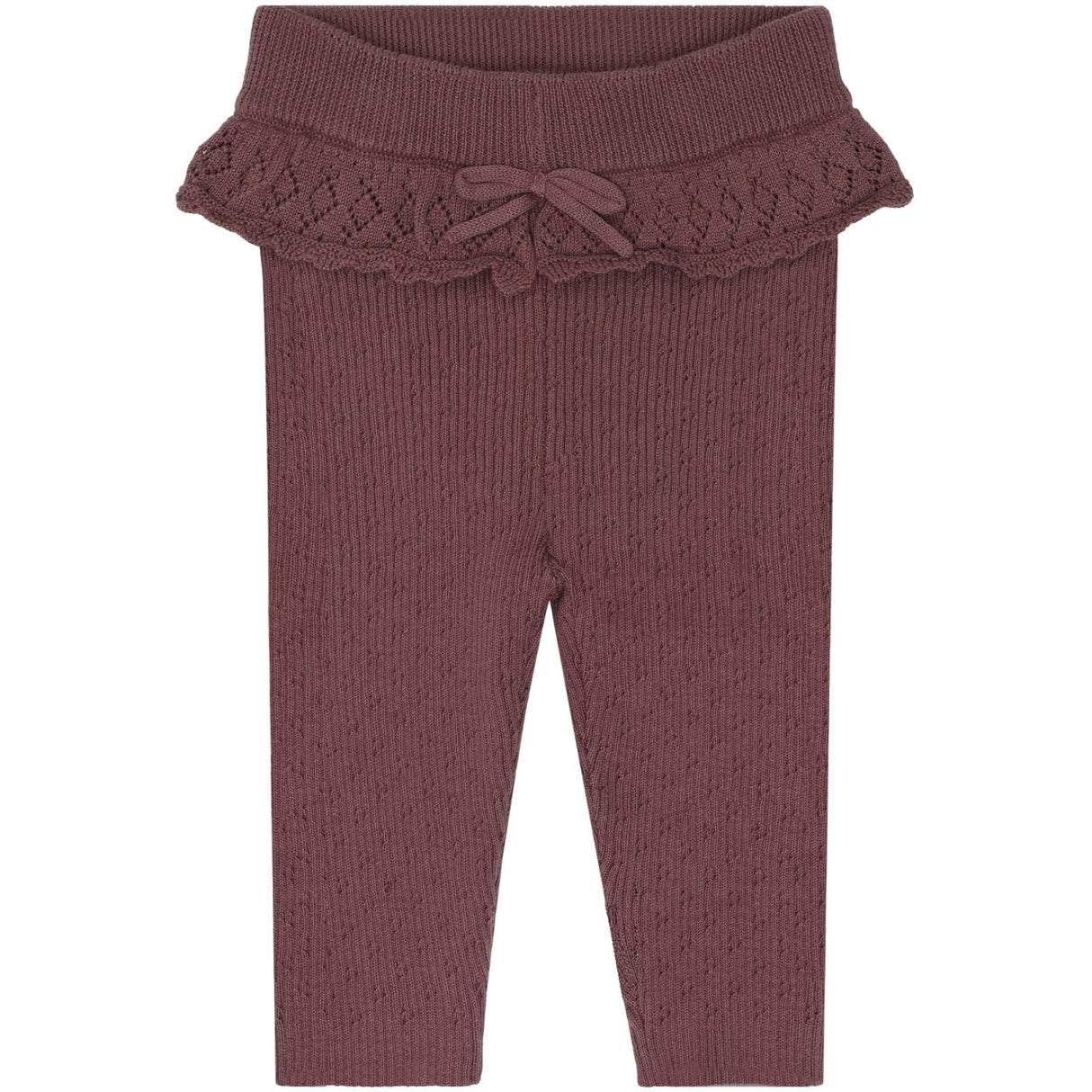 Hust & Claire Plum Lisa Strikk Rib