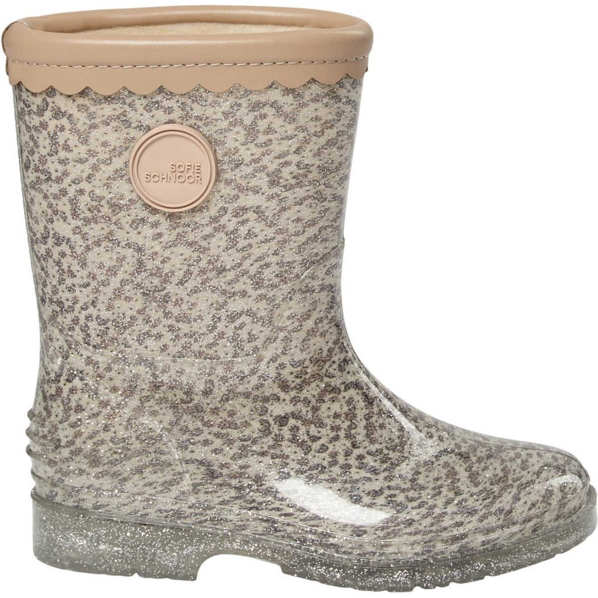Sofie Schnoor Off White W Aop Jessicakb Rubber Støvler M/ Lining