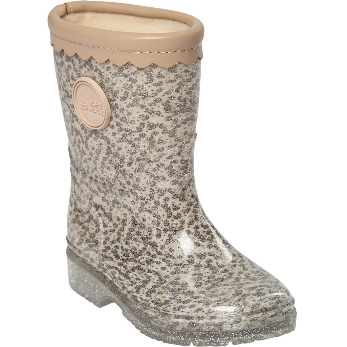 Sofie Schnoor Off White W Aop Mellykb Rubber Støvler M/ Liining