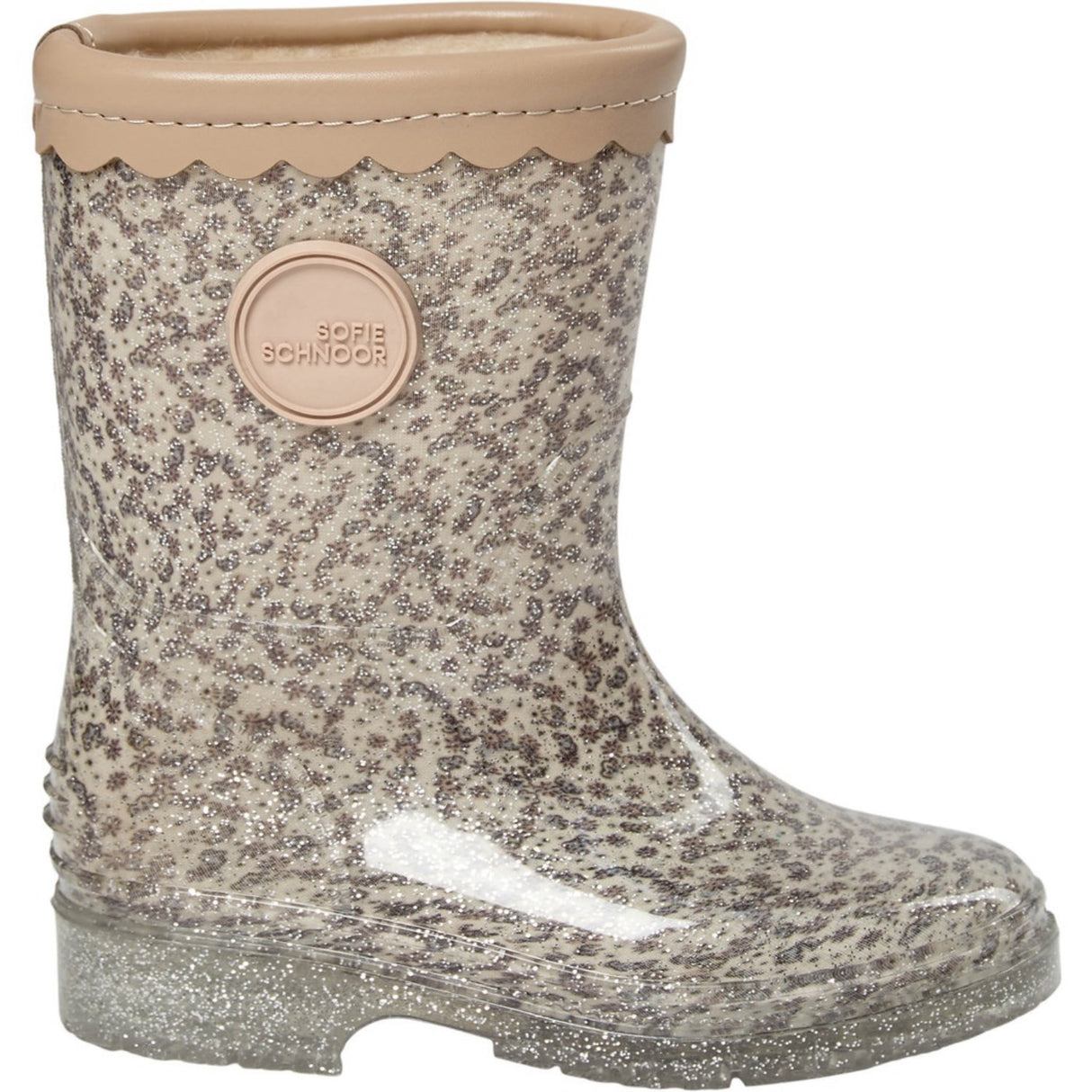 Sofie Schnoor Off White W Aop Mellykb Rubber Støvler M/ Liining