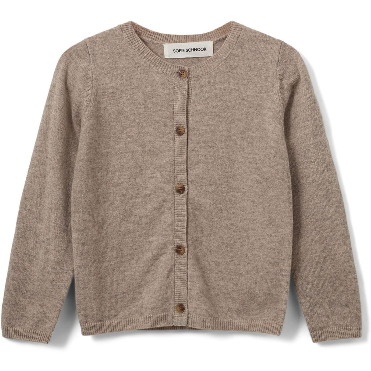 Sofie Schnoor Brown Melange Cissesb Cardigan