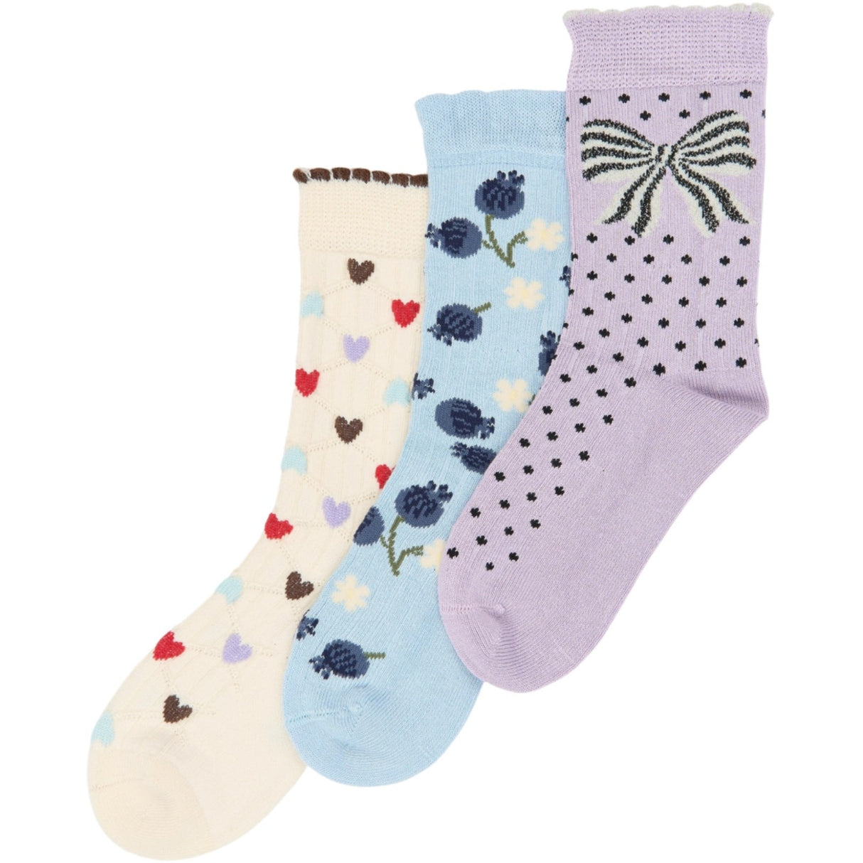 minipop® Petal Pink Marri Bambus Strømper 3-Pakning